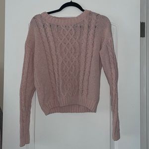 Love tree pink sweater